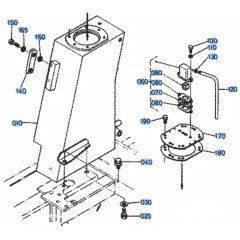 Oil Tank Assembly for Kubota KH36