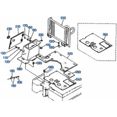 Floor Plate Assembly for Kubota