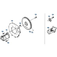 Flywheel Assembly for Kubota