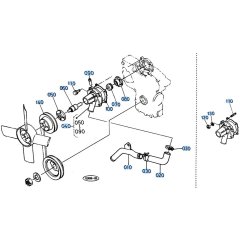 Water Pump Assembly for Kubota