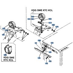 Light Assembly for Kubota KH41