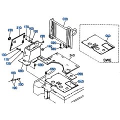 Kubota KH41 Floor Plate