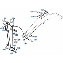 Arm Assembly for Kubota KH51