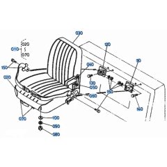 Seat Assembly for Kubota KH51