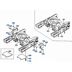 Track Frame Assembly for Kubota