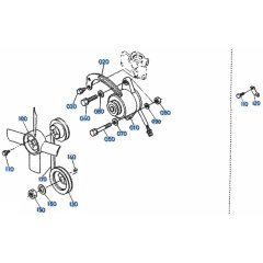 Dynamo Assembly for Kubota KH51