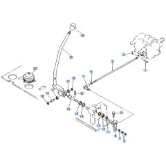 Control Lever for Kubota KH60