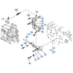 Governor Assembly for Kubota KH60