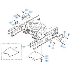 Track Frame for Kubota KH60