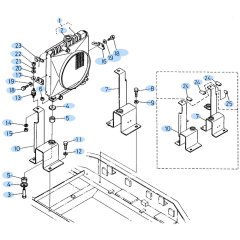 Radiator Assembly for Kubota KH60