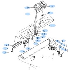 Instrument Panel for Kubota KH60