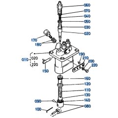 Injection Pump Assembly for Kubota KH61 Mini Excavator