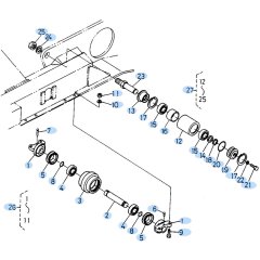 Track Roller Assembly for Kubota KH90 Mini Excavator