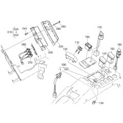 Instrument Panel Assembly for Kubota KX030-4 Mini Excavator