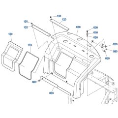 Bonnet Assembly for Kubota KX030-4 Mini Excavator