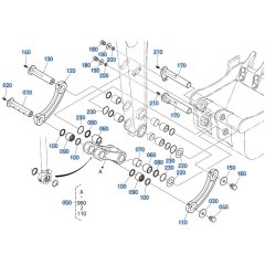 Bucket Link Assembly for Kubota KX030-4 Mini Excavator