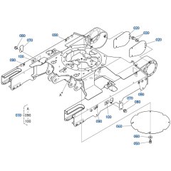 Track Frame Assembly for Kubota KX030-4 Mini Excavator