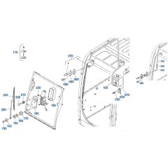 Wiper Assembly for Kubota KX080-3 Mini Excavator