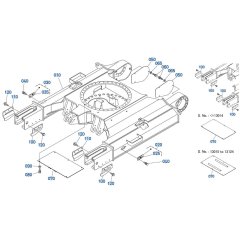 Track Frame Assembly for Kubota KX080-3 Mini Excavator
