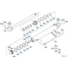 Swing Cylinder Assembly for Kubota KX080-5 Mini Excavator
