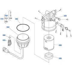 Separator Assembly for Kubota KX080-5 Mini Excavator