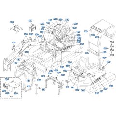 Decals for Kubota KX121-3 Mini Excavator