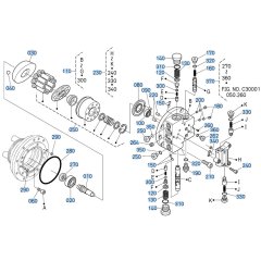 Drive Motor Assembly -1 for Kubota KX121-3 Mini Excavator