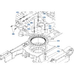 Swivel Bearing Assembly for Kubota KX121-3 Mini Excavator