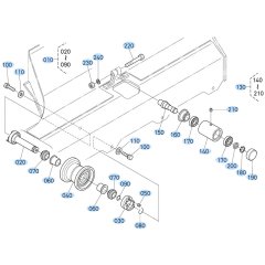 Track Roller Assembly for Kubota KX121-3 Mini Excavator