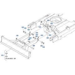 Blade Assembly for Kubota KX161-3s Mini Excavator