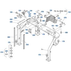 Arch Frame Assembly for Kubota KX161-3s Mini Excavator