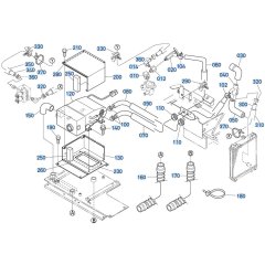 Heater Assembly for Kubota KX91-3s Mini Excavator