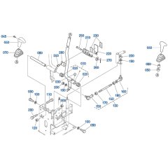 Control Lever (Travel) Assembly for Kubota KX91-3s Mini Excavator