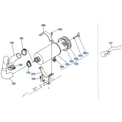 Air Cleaner Assembly for Kubota R310 Loader