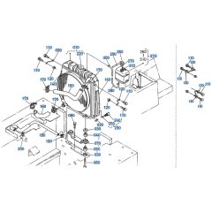 Radiator Assembly for Kubota R310 Loader