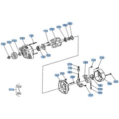 Alternator Assembly for Kubota R310 Loader