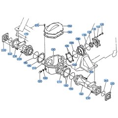 Front Axle Case Assembly for Kubota R310 Loader