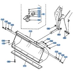 Bucket Assembly for Kubota R310 Loader