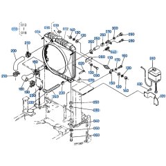 Radiator Assembly for Kubota R400 Loader