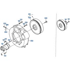Flywheel Assembly for Kubota R400 Loader