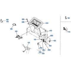 Instrument Panel Assembly for Kubota R400 Loader