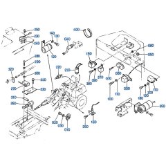 Instrument Panel Assembly -1 for Kubota R400 Loader