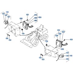Light Assembly for Kubota R400 Loader