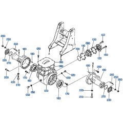 Differential Case (Front) Assembly for Kubota R400 Loader