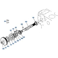 Fuel Camshaft Assembly for Kubota R400 Loader