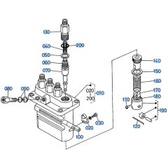 Injection Pump Assembly for Kubota R400 Loader