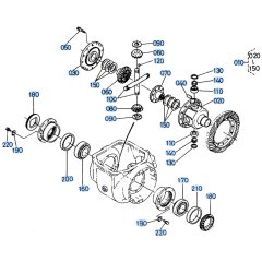 Differential (Front) Assembly for Kubota R400 Loader