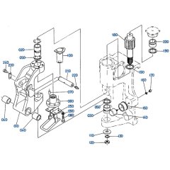 Swing Bracket Assembly for Kubota R400 Loader