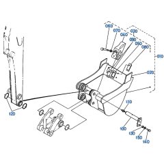 Bucket Assembly for Kubota R400 Loader
