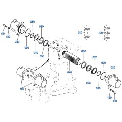 Swing Cylinder Assembly for Kubota R400 Loader